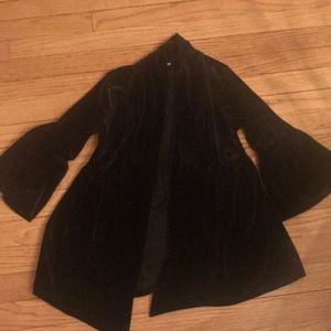 Michael Stars One Size Fits Most Velvet Cardigan